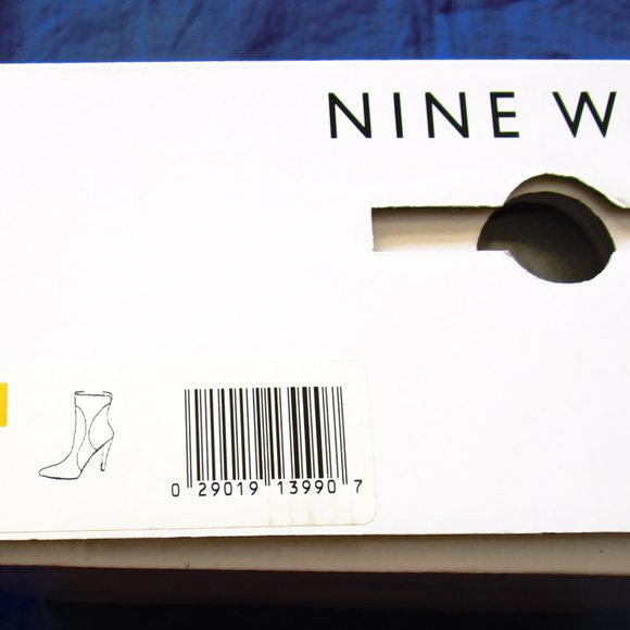 NINE WEST-BLACK LEATHER HIGH HEEL BOOTS-NEW- SIZE8.5-MID-CALF - Picture 8 of 10